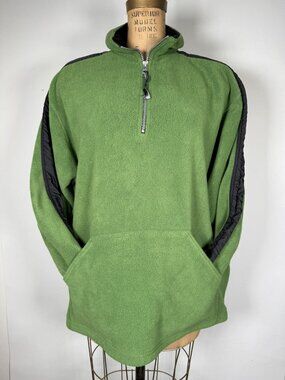 Vintage Y2K Levi's Silvertab 1/4 Zip Fleece Sweatshirt